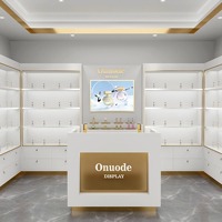 Conception de kiosque de parfum haut de gamme avec table d'affichage de bijoux d'abris Kiosque de vente de parfum arabe pour les centres commerciaux
