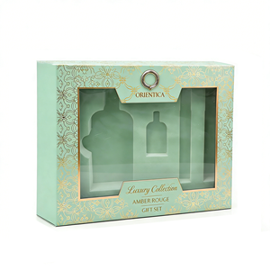 Boîte-cadeau personnalisée avec fermeture magnétique, boîte en carton rigide avec couvercle rabattable, boîte en papier avec fenêtre, emballage en gros pour cosmétiques - Product Image 2