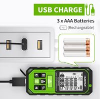 Huepar S2-LM60 télémètre Laser numérique intelligent Rechargeable 50M écran LCD