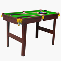 Mesa de Billar Americana Plegable Negra, Multifuncional para Niños, de Interior, Dos en Uno, Tres en Uno, Juego Completo