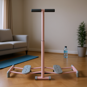 Simulatore di Sci con 4 Livelli di Regolazione, Macchina per Fitness Domestico, Pedale Antiscivolo, Design Pieghevole - Product Image 2