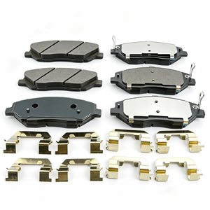 Plaquettes de frein avant OEM 581012BA10 pour Hyundai Santa Fe Genesis Kia Sorento, plaquettes de frein à disque en céramique, fournisseur en gros de pièces automobiles - Product Image 3