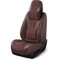 Housse de siège de voiture universelle en cuir pleine fleur de qualité supérieure, luxe, amélioration haut de gamme de l'intérieur automobile