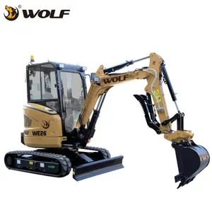 China supplier Wolf excavator mini walking/compact excavator with EPA 4/Euro V engine