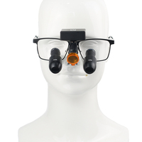 Loupes dentaires professionnelles 4.0X avec lampe frontale LED 70000Lux, ensemble de loupe chirurgicale sans fil GNHM-400X MG-JD2100 pour dentiste
