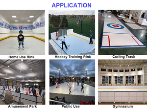 Self Lubricating Plastic Synthetic <b>Ice</b> Curling Game Rink - Product Image 6