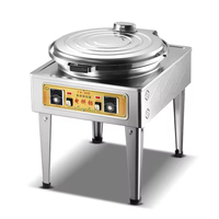 Nouveau plat de cuisson électrique commercial professionnel en acier inoxydable pour crêpes et collations facile à utiliser