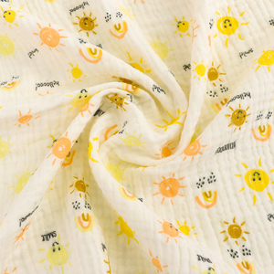 Coperta in Mussola di Cotone Organico 100% Personalizzata, Tessuto a Bolle Super Morbido a 3 Strati per Neonati, Pannolini e Cuscini - Product Image 4