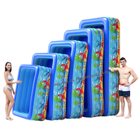 Piscine gonflable de grande piscine extérieure portative se pliante profonde de piscine de PVC avec la pompe électrique
