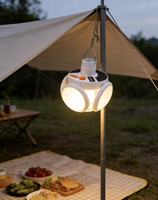 Ampoules LED rechargeables à énergie solaire DC, indice IP65, angle de faisceau 120°, base à crochet, lumière d'urgence portable pour camping, batterie plomb-acide