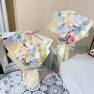 Ramo de Rosas de Diseño Exclusivo de Alta Gama, Regalos <span class=keywords><strong>para</strong></span> Cumpleaños y San Valentín <span class=keywords><strong>para</strong></span> Novia y Mejor Amiga - Product Image 1