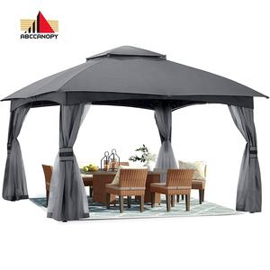ABCCANOPY Pavillon <span class=keywords><strong>de</strong></span> <span class=keywords><strong>Jardin</strong></span> Tonnelle <span class=keywords><strong>Barnum</strong></span> Gazebo <span class=keywords><strong>de</strong></span> <span class=keywords><strong>Jardin</strong></span> Gartenpavillon Auvent d'extérieur avec filet et rideaux - Product Image 1