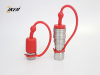 Raccord hydraulique rapide à double coupure fileté femelle en acier inoxydable KZF, compatible Parker 60 Faster HNV Hansen HK