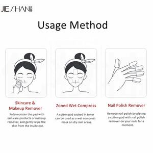 Pure <strong>Cotton</strong> Spunlace Square Facial <strong>Pads</strong> Super Soft Large Baby Disposable Makeup Cleansing Remover <strong>Pads</strong> With Custom Logo 1-Layer - Product Image 5