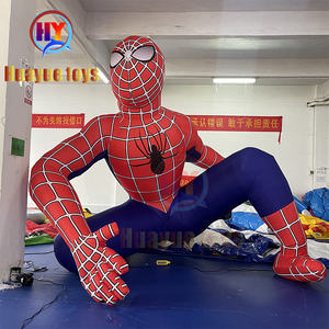 Película de dibujos animados directa de fábrica Spiderman, modelo inflable de Spider-Man, Spiderman decorativo inflable a la venta - Product Image 4