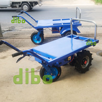 Carretilla Eléctrica Plegable de Plataforma Plana para Trabajo Pesado con Certificación CE, para Almacenes, Obras de Construcción, Logística y Transporte