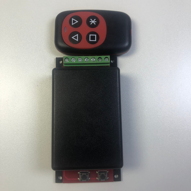 High Quality TPD-20 2-Channel Universal Learning Code Garage Door Receiver with 4 Buttons 100m Range Fixed & Rolling Code
