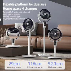 <span class=keywords><strong>Ventilateur</strong></span> électrique à 5 pales <span class=keywords><strong>Ventilateur</strong></span> sur pied à circulation d'air avec tête tremblante <span class=keywords><strong>Ventilateur</strong></span> de table <span class=keywords><strong>vertical</strong></span> domestique silencieux - Product Image 3