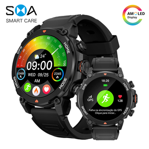 Montre connectée tendance avec appels Bluetooth, étanche 5ATM, suivi d'activité, fréquence cardiaque et oxygène sanguin pour usage quotidien - Product Image 3