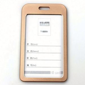 High Quality Aluminum Alloy Name Badge and ID <b>Card</b> Holder for Business Use - Product Image 5