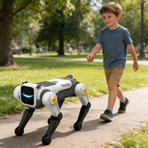 Robot Perro Cuadrúpedo Inteligente en Oferta, Mascota Electrónica con IA, Interacción por Voz, Control Remoto, Aplicación Móvil, Sistema Dual - Product Image 5