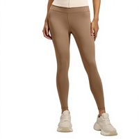 Pantalon de yoga taille haute pour femme en Spandex/Polyester, haute élasticité, respirant, infroissable, effet push-up et amincissant