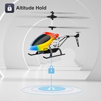 Hélicoptère télécommandé 2,4G, drone en métal, jouet d'avion volant, hélicoptère télécommandé pour adultes, enfants, filles, garçons