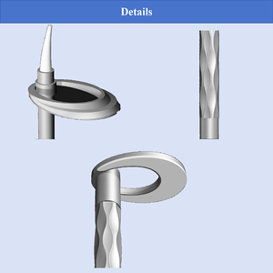 Puce SMD élégante de résistance aux intempéries de corps d'alliage d'aluminium pour la route de jardin CA/à piles - Product Image 2