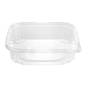 48oz Clamshell Design Clear Two-Piece Container Caja de embalaje a prueba de manipulaciones Reciclable para Cupcakes Muffins Pan Industrial - Product Image 5