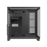 C712 Black Computer Gaming Case Mid Tower PC ATX ITX Tempered Glass Cable Management Wholesale