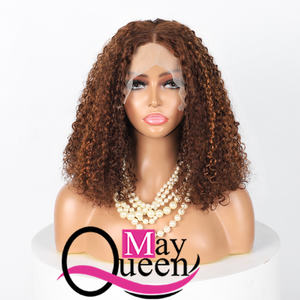 Mayqueen gros cheveux humains <span class=keywords><strong>13x4</strong></span> dentelle Fromtal <span class=keywords><strong>4x4</strong></span> fermeture Afro Curl naturel 4/30 <span class=keywords><strong>perruque</strong></span> de cheveux humains pour femme noire - Product Image 5