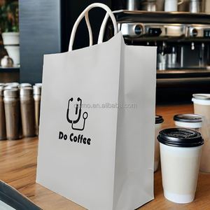 Bolsa de Papel Kraft Biodegradable y Ecológica para Botellas de Vino y Té, Bolsa Elegante Personalizada para Jugo Verde, para 4 Vasos - Product Image 4