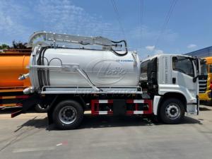 รถบรรทุกดูดสิ่งปฏิกูล ISUZU 10 ลูกบาศก์เมตร เครื่องยนต์ญี่ปุ่นแท้ 360 ° บูมดูดไฮดรอลิก, ปั๊มสุญญากาศยี่ห้อดัง (อุปกรณ์เสริม) - Product Image 2