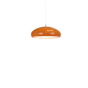 Lampada a Sospensione Moderna Italiana, <span class=keywords><strong>Lampadario</strong></span> Nordico in Ferro E27, Lampada Minimalista <span class=keywords><strong>Arancione</strong></span> Bianco Caldo per Ristorante, Bar, Caffè, Ufficio - Product Image 1