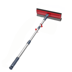 Haute qualité 180 degrés voiture fenêtre raclette pour voiture Wrap voiture fenêtre outil de nettoyage fenêtre nettoyage caoutchouc éponge verre nettoyant - Product Image 6