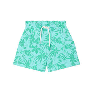 Shorts lilas souples et extensibles pour filles, shorts tendance, légers, respirants, tissu à séchage rapide, fermeture à cordon pour la salle de sport - Product Image 1