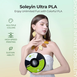 Filamento PLA Soleyin Ultra de 1.75mm y 1KG en Varios Colores para Impresora 3D FDM, Materiales de Impresión 3D No Tóxicos de 1KG - Product Image 6