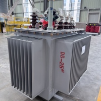 Transformador de Distribución Trifásico Sumergido en Aceite S11-500KVA, Entrada 35kV/10kV, 50/60Hz, Bobinado de Cobre, Uso de Alta Frecuencia