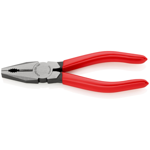 คีมอเนกประสงค์ KNIPEX 03 01 160 EAN เคลือบด้วยเรซินสังเคราะห์สีดำ ขนาด 160 มม. - Product Image 1