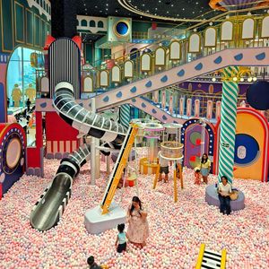 <span class=keywords><strong>Castillo</strong></span> Inflable Económico de Tamaño Pequeño y Diseño Simplificado para Área Infantil Temporal en Vestíbulo de Venta de Inmobiliarias, Parque Infantil Interior - Product Image 5