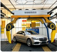 Nouvel équipement de lavage de voitures entièrement automatique intelligent avec des fonctionnalités écologiques