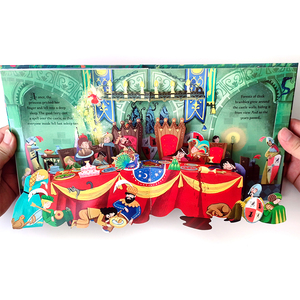 Sản phẩm mới của trẻ em Pop Up cuốn sách lâu đài cuốn sách OEM ODM tùy chỉnh bìa cứng Pop Up in ấn cuốn sách cho trẻ em - Product Image 3