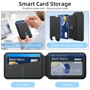 Portefeuille intelligent avec suivi GPS, compatible <span class=keywords><strong>Apple</strong></span> Find My et Google Find My Device, porte-cartes magnétique RFID anti-perte, en stock - Product Image 3
