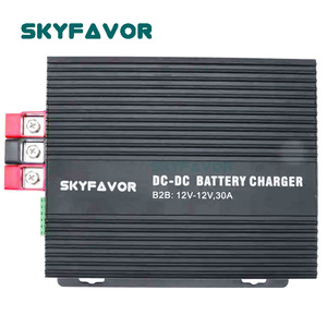 Chargeur de batterie 12V DC vers DC 12V 30A à double entrée solaire MPPT 20A universel pour batteries lithium LiFePO4 et plomb-acide 12V pour <span class=keywords><strong>camping</strong></span>-<span class=keywords><strong>car</strong></span> - Product Image 1