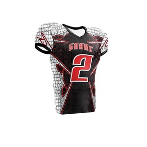 Custom Sticky Twill Player Nombres y Números College Football Game Costume Rugby League Jerseys - Product Image 2