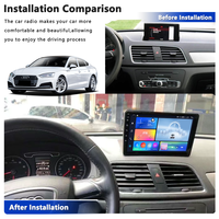 Meihua Direct Usine En Gros Audi Q3 2013-2018 Android Autoradio Tableau De Bord Panneau D'écran Type MP3 avec Aide À L'inversion