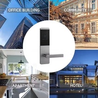 Cerradura Inteligente Comercial Delgada con Tarjeta RFID, Programa Mini WeChat, Llave para Hotel, Casa de Huéspedes, Apartamento, Dormitorio