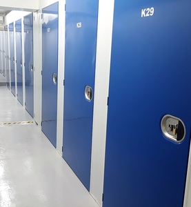 Conteneur de stockage portable à prix <span class=keywords><strong>d</strong></span>'usine, entrepôt en acier au design moderne, garage et unité de stockage préfabriqués en promotion - Product Image 1