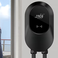 Chargeur domestique EV industriel 32A EVSE Quad Network 4G Ethernet 7kW OCPP avec gestion de l'énergie IP54 et station de charge