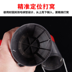 กรงใส่เหยื่อตกปลาแบบพกพา ทนทาน ทำจาก PVC ไนลอน อุปกรณ์เสริมสำหรับตกปลา - Product Image 5